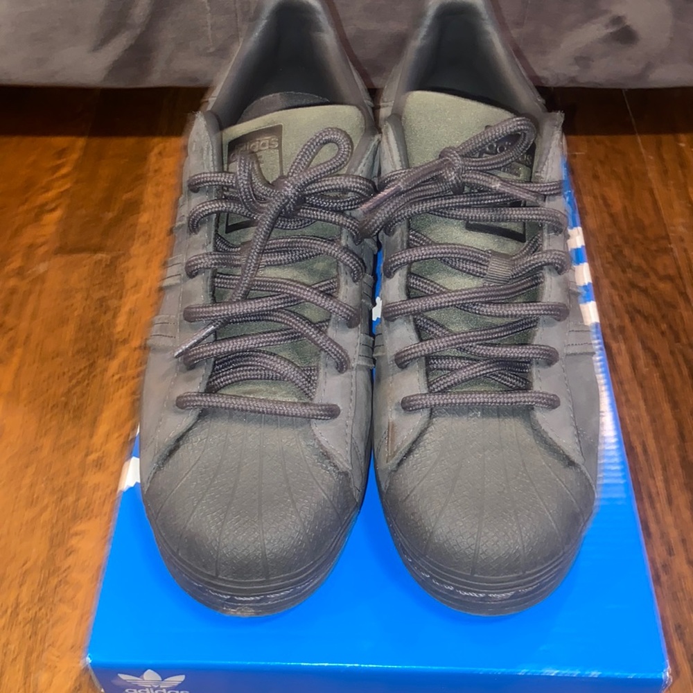 Gray Adidas Superstar